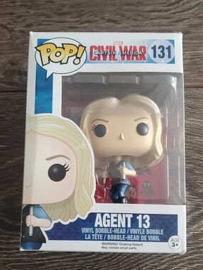 CIVIL WAR CAPTIAN AMERICA Agent 13 #131 Funko Pop